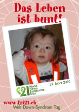 Poster zum Welt Down-Syndrom Tag 2010