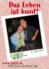 Poster zum Welt Down-Syndrom Tag 2010