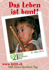 Poster zum Welt Down-Syndrom Tag 2010