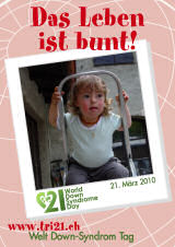 Poster zum Welt Down-Syndrom Tag 2010