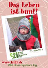 Poster zum Welt Down-Syndrom Tag 2010