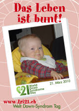 Poster zum Welt Down-Syndrom Tag 2010