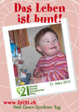 Poster zum Welt Down-Syndrom Tag 2010