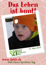 Poster zum Welt Down-Syndrom Tag 2010