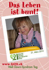 Poster zum Welt Down-Syndrom Tag 2010