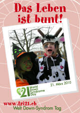 Poster zum Welt Down-Syndrom Tag 2010