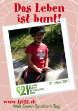 Poster zum Welt Down-Syndrom Tag 2010