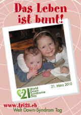 Poster zum Welt Down-Syndrom Tag 2010