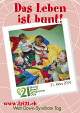 Poster zum Welt Down-Syndrom Tag 2010