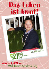 Poster zum Welt Down-Syndrom Tag 2010