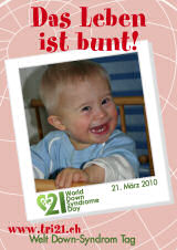 Poster zum Welt Down-Syndrom Tag 2010
