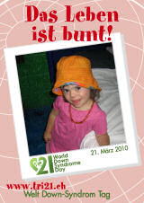 Poster zum Welt Down-Syndrom Tag 2010