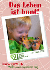 Poster zum Welt Down-Syndrom Tag 2010