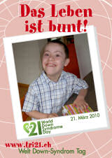 Poster zum Welt Down-Syndrom Tag 2010