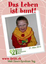 Poster zum Welt Down-Syndrom Tag 2010