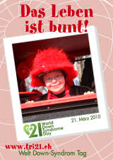 Poster zum Welt Down-Syndrom Tag 2010