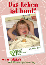 Poster zum Welt Down-Syndrom Tag 2010