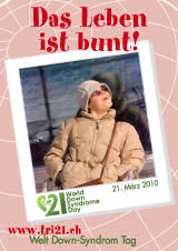 Poster zum Welt Down-Syndrom Tag 2010