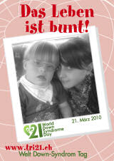 Poster zum Welt Down-Syndrom Tag 2010