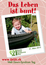 Poster zum Welt Down-Syndrom Tag 2010