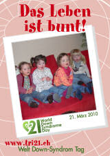 Poster zum Welt Down-Syndrom Tag 2010