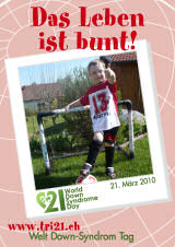Poster zum Welt Down-Syndrom Tag 2010