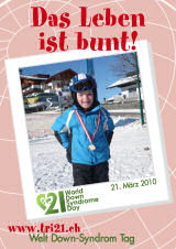 Poster zum Welt Down-Syndrom Tag 2010