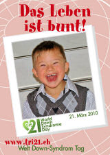 Poster zum Welt Down-Syndrom Tag 2010