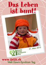 Poster zum Welt Down-Syndrom Tag 2010