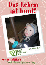 Poster zum Welt Down-Syndrom Tag 2010