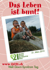Poster zum Welt Down-Syndrom Tag 2010