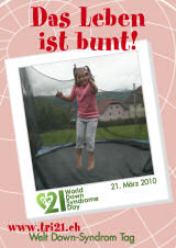 Poster zum Welt Down-Syndrom Tag 2010