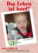 Poster zum Welt Down-Syndrom Tag 2010