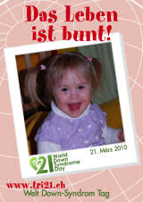 Poster zum Welt Down-Syndrom Tag 2010