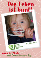 Poster zum Welt Down-Syndrom Tag 2010