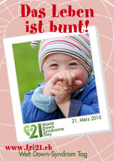 Poster zum Welt Down-Syndrom Tag 2010