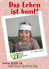 Poster zum Welt Down-Syndrom Tag 2010