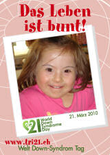 Poster zum Welt Down-Syndrom Tag 2010