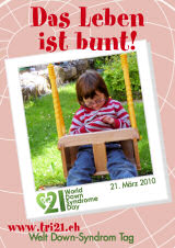 Poster zum Welt Down-Syndrom Tag 2010