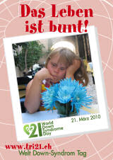 Poster zum Welt Down-Syndrom Tag 2010