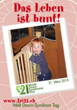 Poster zum Welt Down-Syndrom Tag 2010