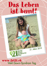 Poster zum Welt Down-Syndrom Tag 2010