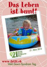 Poster zum Welt Down-Syndrom Tag 2010