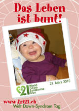 Poster zum Welt Down-Syndrom Tag 2010
