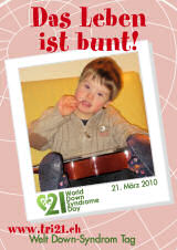 Poster zum Welt Down-Syndrom Tag 2010