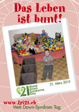 Poster zum Welt Down-Syndrom Tag 2010