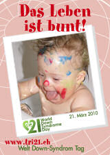 Poster zum Welt Down-Syndrom Tag 2010