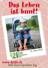 Poster zum Welt Down-Syndrom Tag 2010