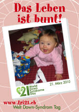 Poster zum Welt Down-Syndrom Tag 2010
