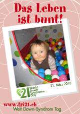 Poster zum Welt Down-Syndrom Tag 2010
